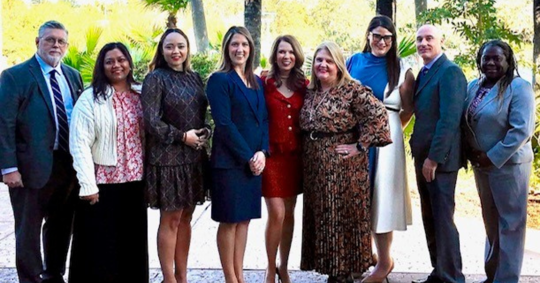 Group picture with Carolyn